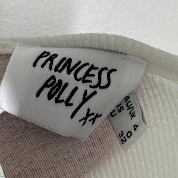 Princess polly cropped pink and - Picture 2 of 2